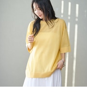 サラコシアーサマーニットビッグTシャツ