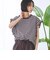 ボーダーフリルカットソー