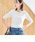 メロークルーリブTシャツ