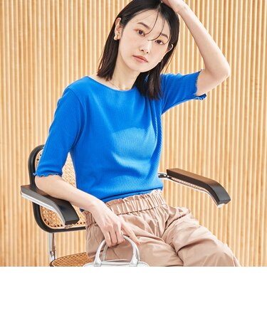 メロークルーリブTシャツ