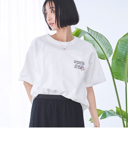 SunnySports(サニースポーツ)別注ハートモチーフプリントTシャツ