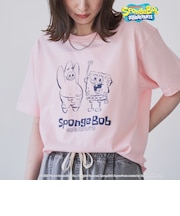 【SpongeBob / スポンジ・ボブ 別注】グラフィックプリントUNI-Tシャツ