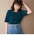シアーベロアハーフスリーブTシャツ