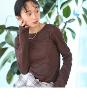 【再入荷/新色登場/WEB限定カラー/10色展開】コットンナイロンシアークルーロンT(インフルエンサー紹介アイテム)