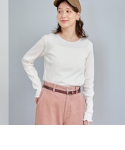 【定番/再入荷/新色登場】メロークルーネックロンT