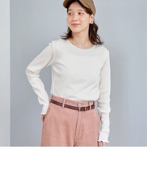 【定番/再入荷/新色登場】メロークルーネックロンT