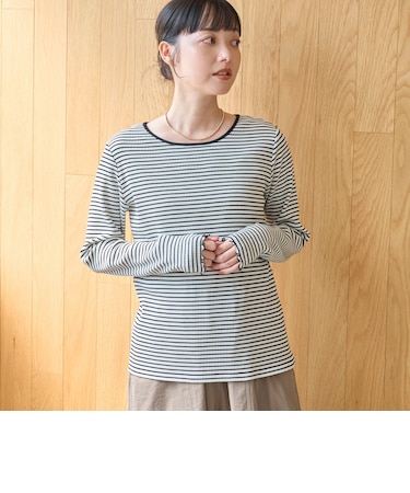 【定番/再入荷/新色登場】メロークルーネックロンT