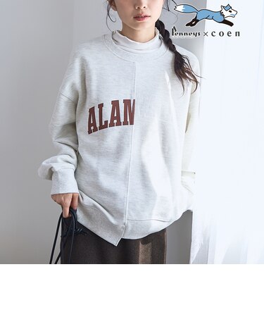 【PENNEYS（ぺニーズ）別注】 リメイク風切り替え裏毛スウェット