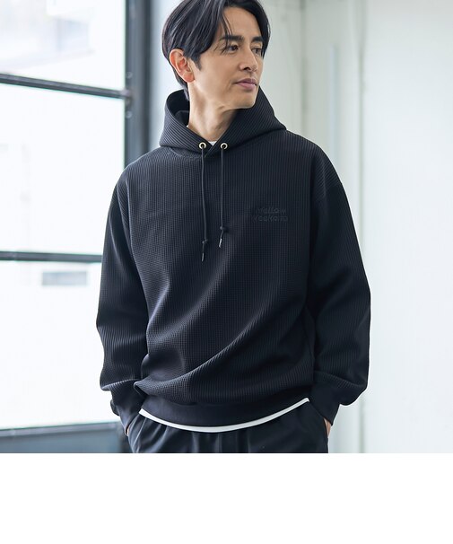 SOLOTEX(R)ヘビーワッフルパーカー