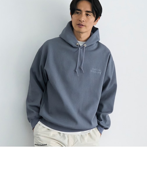 SOLOTEX(R)ヘビーワッフルパーカー