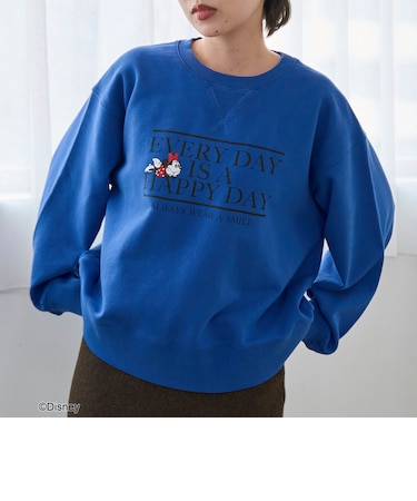 【MICKEY（ミッキー）/別注】ショート丈裏毛ロゴスウェット