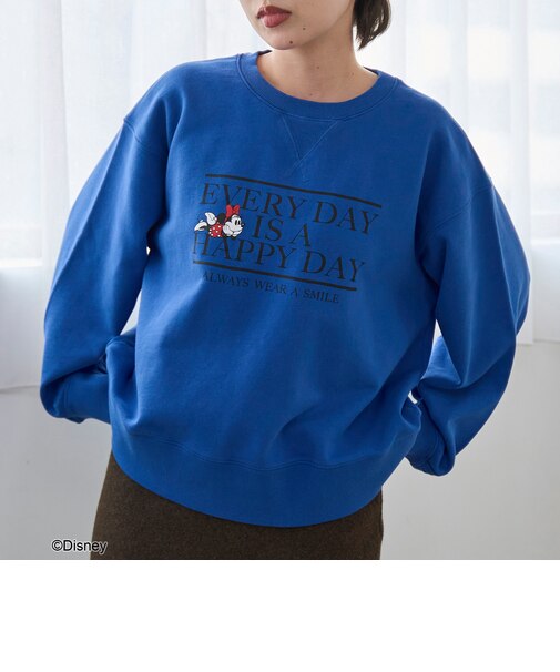 【MICKEY（ミッキー）/別注】ショート丈裏毛ロゴスウェット