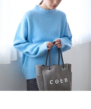 フラッフィーモックネック ウォッシャブルニット(WEB限定カラーあり)