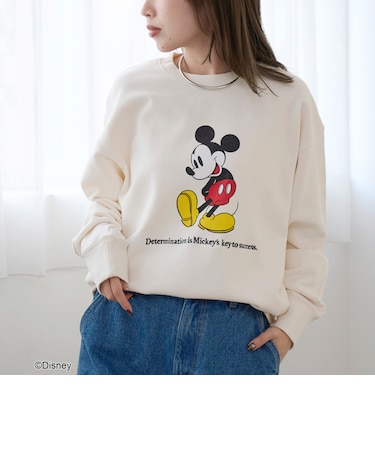 【MICKEY（ミッキー）/別注】アソートロゴ裏毛スウェット（WEB限定サイズあり）