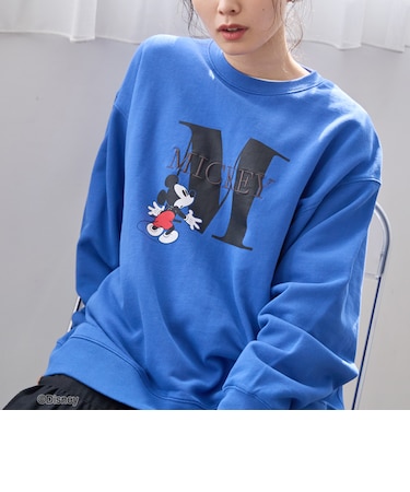 【MICKEY（ミッキー）/別注】アソートロゴ裏毛スウェット（WEB限定サイズあり）