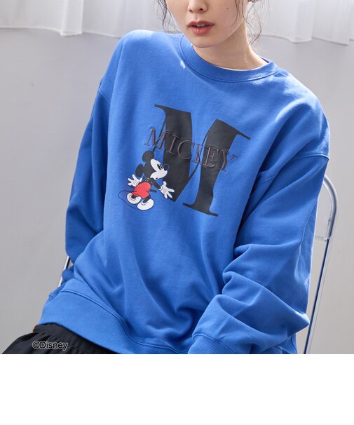 【MICKEY（ミッキー）/別注】アソートロゴ裏毛スウェット（WEB限定サイズあり）