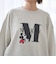 【MICKEY（ミッキー）/別注】アソートロゴ裏毛スウェット（WEB限定サイズあり）