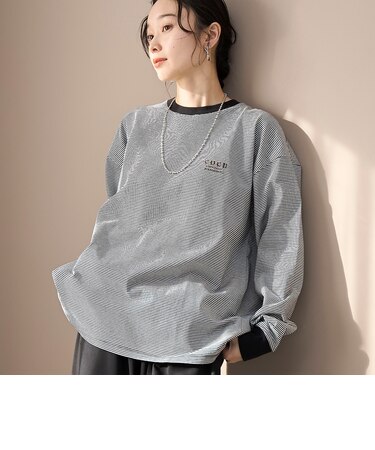 【再入荷/新色登場】coen(コーエン)ロゴ刺繍 ユニロンT