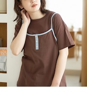 【セットアイテム】ヘンリーネックキャミ アソートTシャツセット