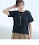 シャーリング風コンパクト半袖Tシャツ
