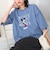 【MICKEY（ミッキー）/別注】ミッキー＆ミニー 袖フリル半袖Tシャツ