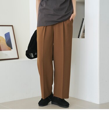 【定番 /秋カラー/ストレッチ/防シワ/UVカット】【シリーズ累計販売数20万本突破】イージービューティーワイドパンツ(WEB限定サイズあり)