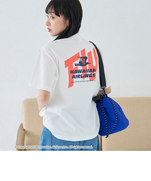 【RS別注】Hawaiian Airlines(ハワイアン航空)グラフィックアソートプリントTシャツ