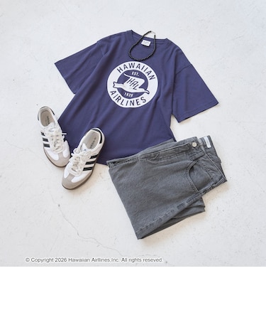 【RS別注】Hawaiian Airlines(ハワイアン航空)グラフィックアソートプリントTシャツ