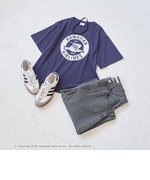 【RS別注】Hawaiian Airlines(ハワイアン航空)グラフィックアソートプリントTシャツ
