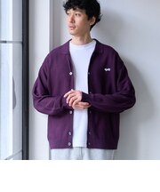 Penneys（ぺニーズ）別注ワンポイントポロ衿ニットカーディガン