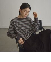 【Penneys(ぺニーズ)別注】マルチボーダー 切替デザインロンT