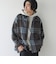 【WEB限定】POLO BCS（ポロ・ビーシーエス）シャギーチェックシャツ（MD.BROWN）
