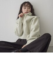 【Feel Soft / フィールソフト】ショート丈 両面微起毛裏毛フーディ