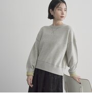 【好評ニットが今年も登場◎】スウェットライク2wayニット(WEB限定カラーあり)