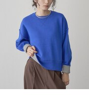 【好評ニットが今年も登場◎】スウェットライク2wayニット（WEB限定カラーあり）