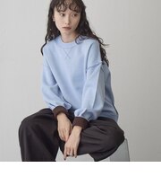 【好評ニットが今年も登場◎】スウェットライク2wayニット(WEB限定カラーあり)