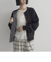 スウェットライク2wayニットカーディガン(WEB限定カラーあり)