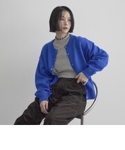 スウェットライク2wayニットカーディガン(WEB限定カラーあり)