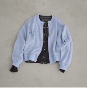 スウェットライク2wayニットカーディガン(WEB限定カラーあり)