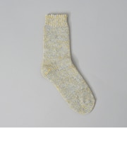 【H FOOT WEAR(エイチ フットウェア)】CHINE メランジテンジククルーソックス