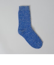 【H FOOT WEAR(エイチ フットウェア)】CHINE メランジテンジククルーソックス