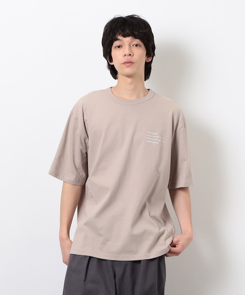 メッセージプリント 半袖Tシャツ