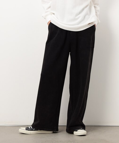 フロスト加工裏毛 パンツ
