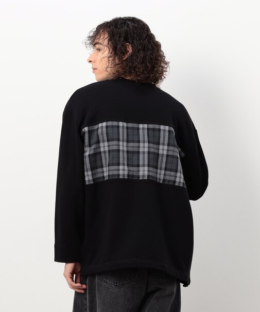 チェック切り替え プルオーバー