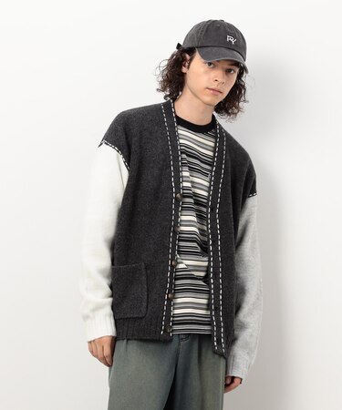 ハンドステッチカーディガン