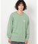 フロスト加工プリント長袖Tシャツ
