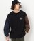 フロスト加工プリント長袖Tシャツ