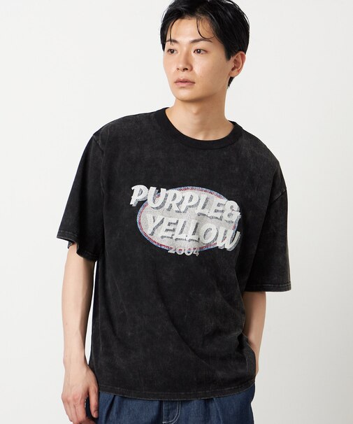 カスレロゴプリント フロスト半袖Tシャツ