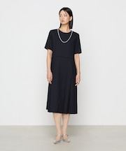 〔 TALLサイズ 〕 ウールジョーゼット ワンピース