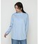 〔 TALLサイズ 〕 コットンサテンオルタージュ ロングシャツ